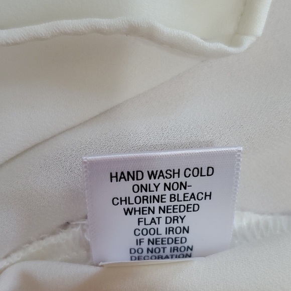 Candies - Sheer Cream V-Neck Blouse - Size XS - Picture 9 of 9